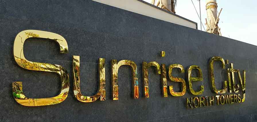 chữ inox mạ vàng